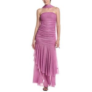 Hl Affair Womens Sleeveless Maxi Dress, Pink